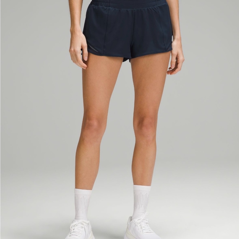 Lululemon Athletica Dark Blue Athletic Shorts